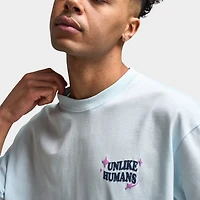 Unlike Humans Good Days Graphic T-Shirt / Delicate Blue