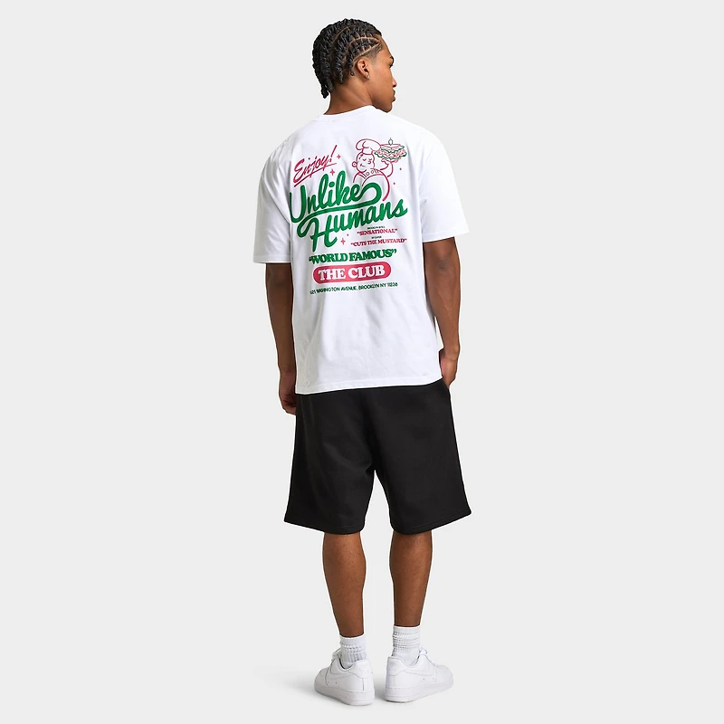 Unlike Humans Club T-Shirt / Optic White
