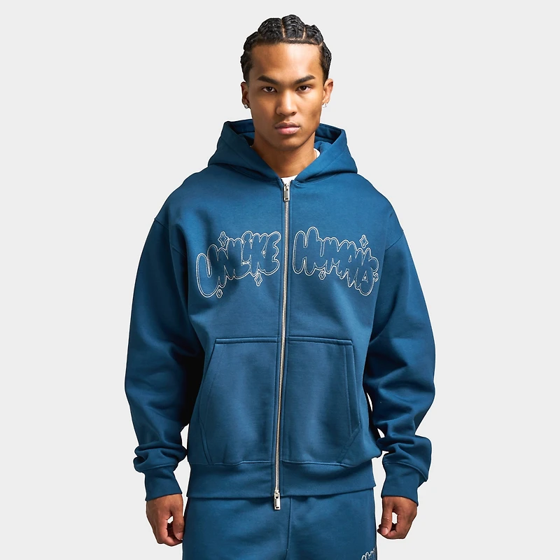 Unlike Humans Regent Full-Zip Hoodie / Moonlit Ocean