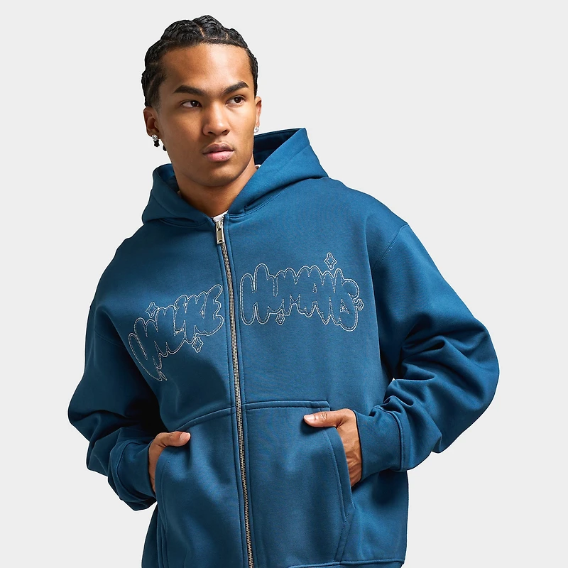 Unlike Humans Regent Full-Zip Hoodie / Moonlit Ocean
