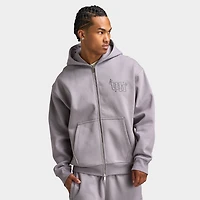 Unlike Humans Romilly Full-Zip Hoodie / Washed Storm Cloud