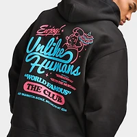 Unlike Humans Club Pullover Hoodie / Black