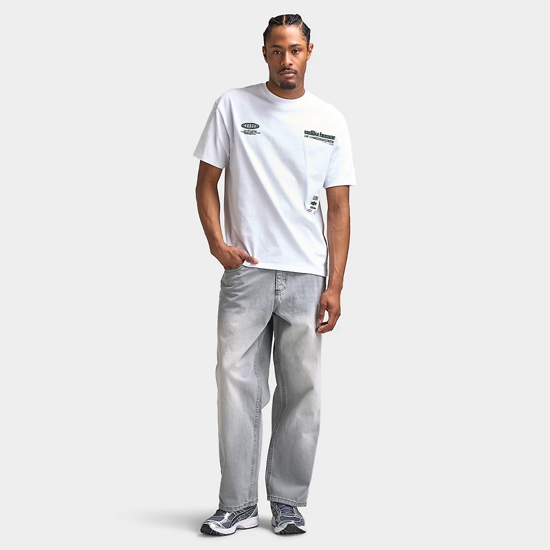 Unlike Humans Helms Jean Grey Wash Denim /