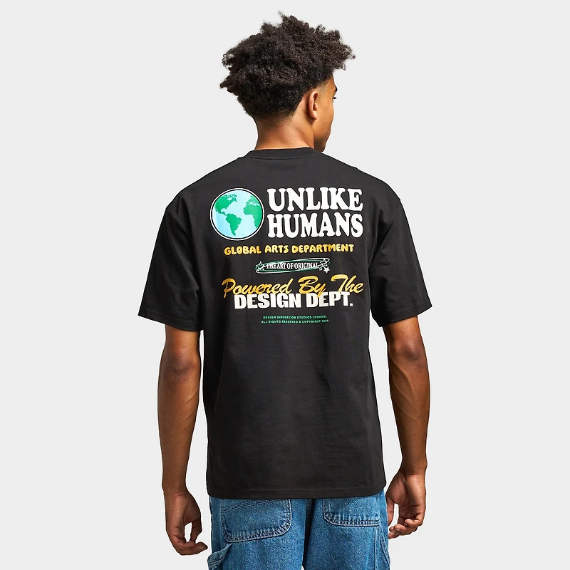 Unlike Humans Power World T-shirt / Black