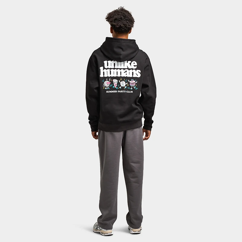 Unlike Humans Party Club Hoodie / Black