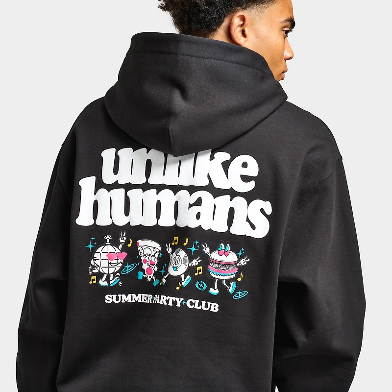 Unlike Humans Party Club Hoodie / Black