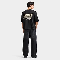 Unlike Humans Steel Graphic T-Shirt / Black