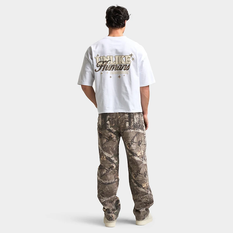 Unlike Humans Steel Graphic T-Shirt / White