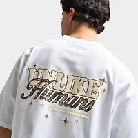 Unlike Humans Steel Graphic T-Shirt / White