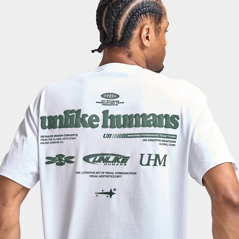 Unlike Humans Highgrade Graphic T-Shirt / Optic white