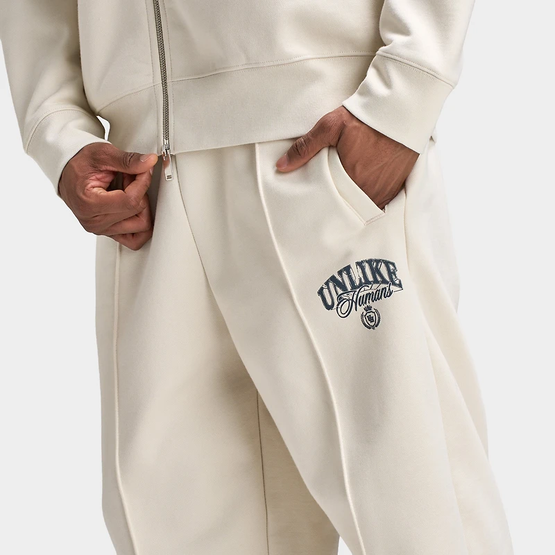 Unlike Humans Hommes Pantalon Jogger Moteur / Gris clair