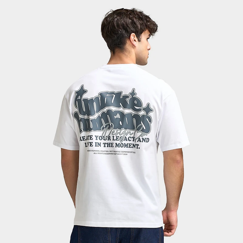 Unlike Humans Legacy T-Shirt / Optic White