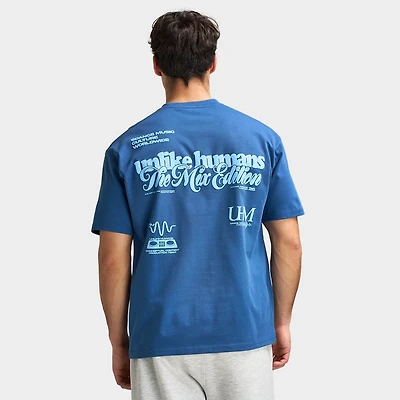 Unlike Humans Mixer T-Shirt / True Navy Sky