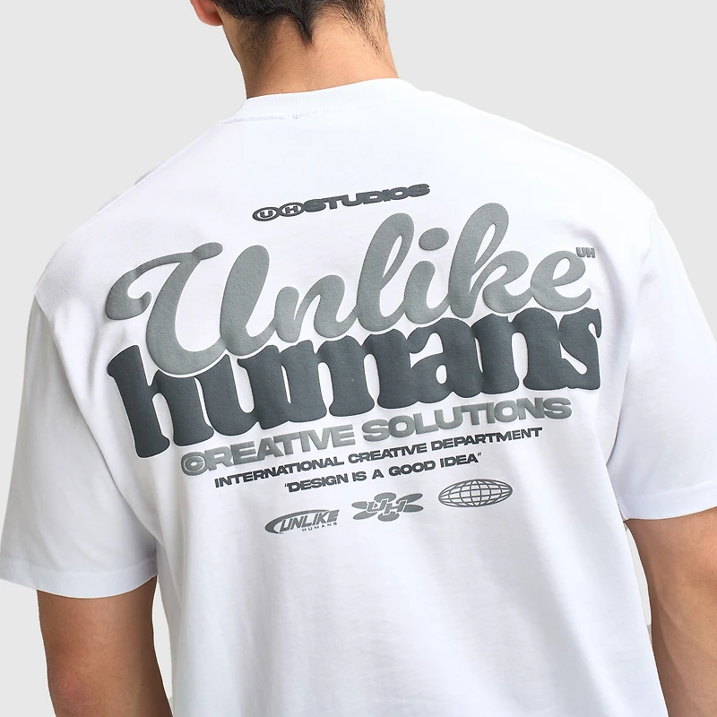 Unlike Humans Idea T-Shirt / Optic White