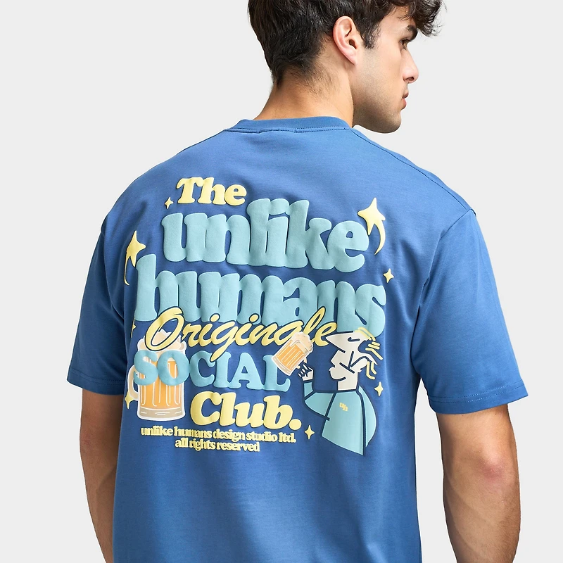 Unlike Humans Social Club T-shirt / Bleu Marine