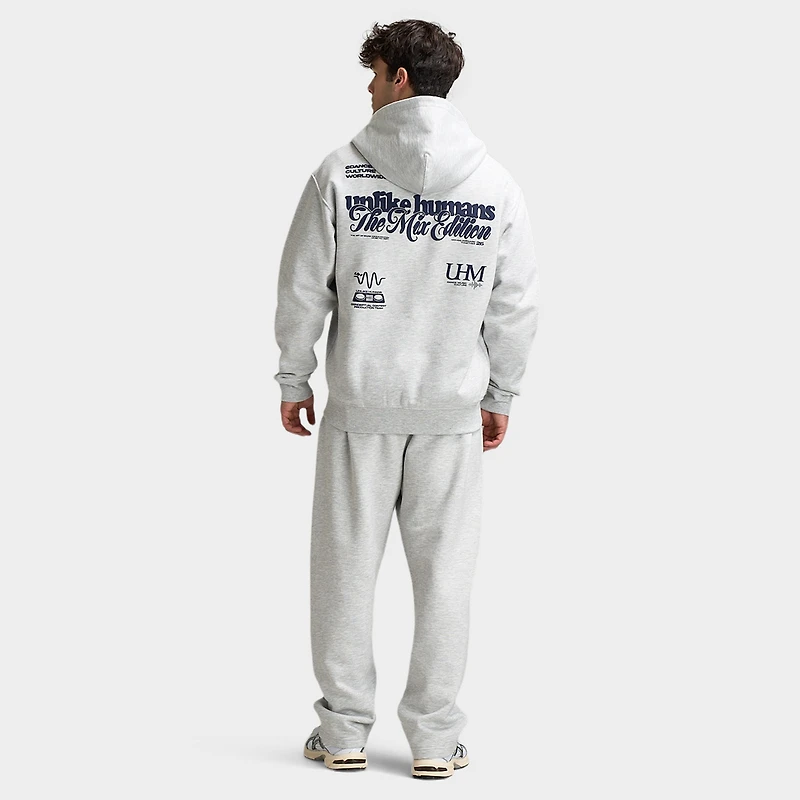 Unlike Humans Mixer Full-Zip Hoodie / Grey Marl