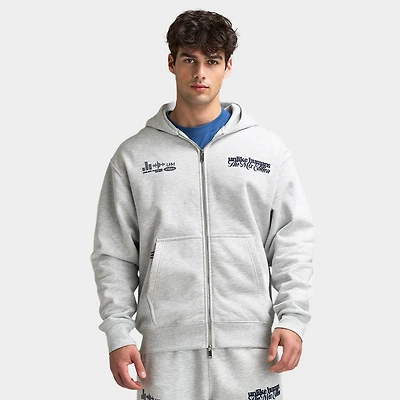 Unlike Humans Mixer Full-Zip Hoodie / Grey Marl