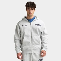 Unlike Humans Mixer Full-Zip Hoodie / Grey Marl