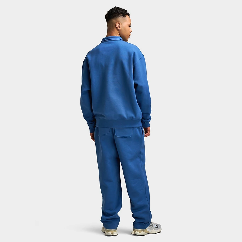 Unlike Humans Polo 1/4 zip Distance / Bleu Marine