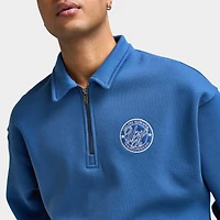 Unlike Humans Distance 1/4 Zip Polo / True Navy
