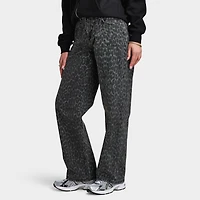 Unlike Humans Women's Jeans / Black Leopard Wash