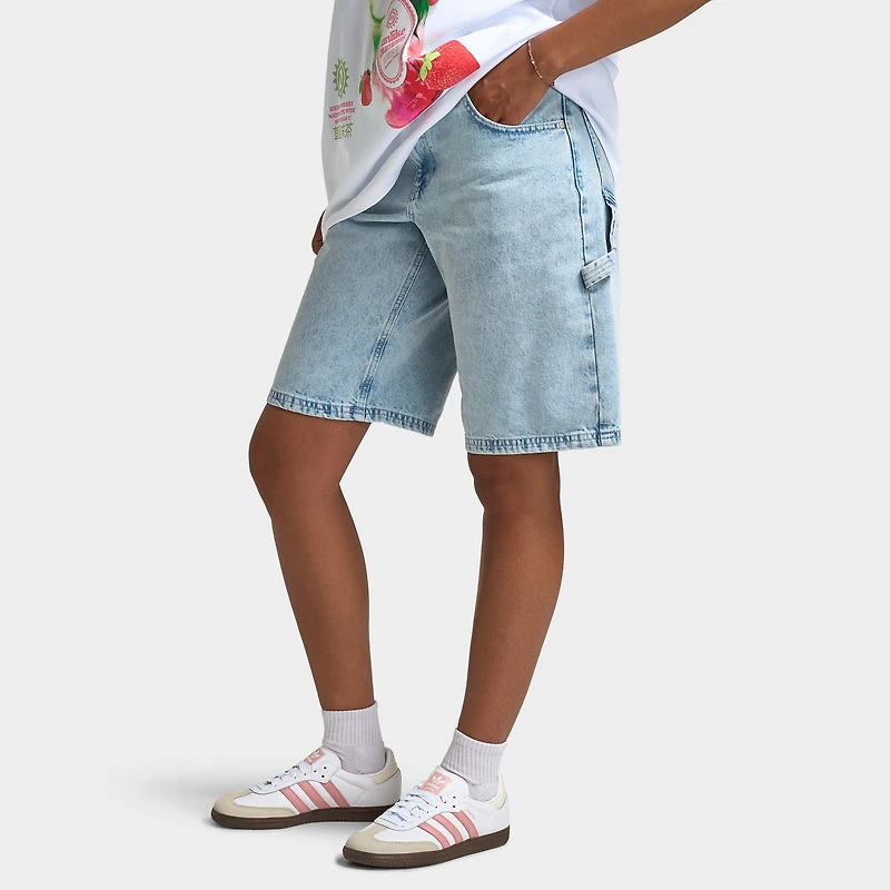 Unlike Humans Women's Underhip Sub Jorts / Very Light Stone Wash