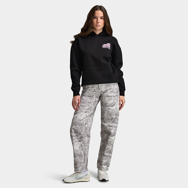 Unlike Humans Women's Baggy Jeans / Real Tree Camo Wash