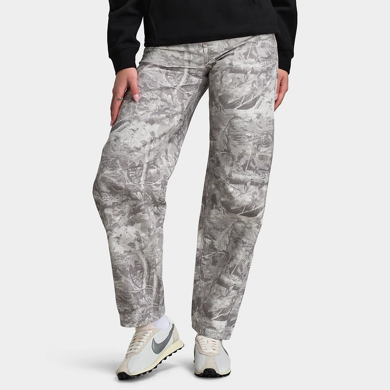 Unlike Humans Women's Baggy Jeans / Real Tree Camo Wash