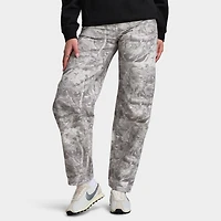 Unlike Humans Women's Baggy Jeans / Real Tree Camo Wash