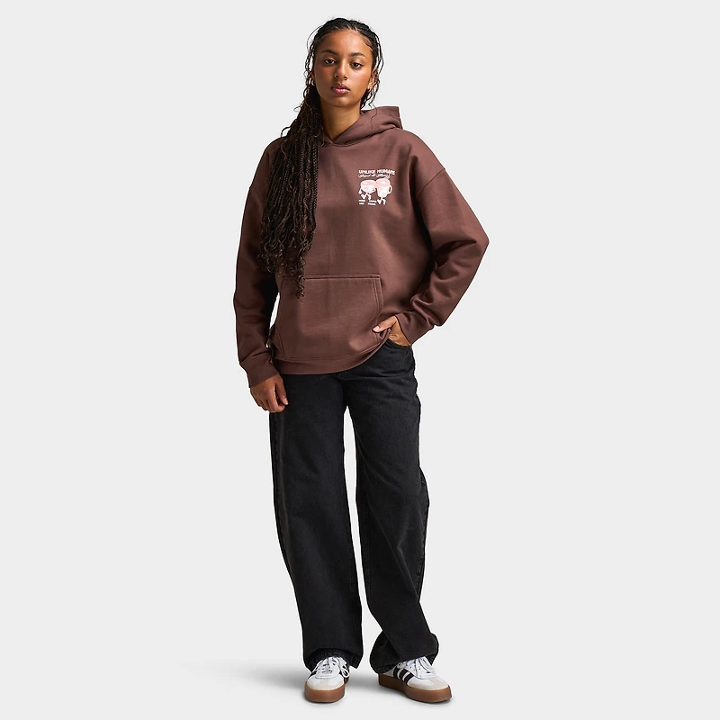 Unlike Humans Women's Coffee Overhead Hoodie / French Roast