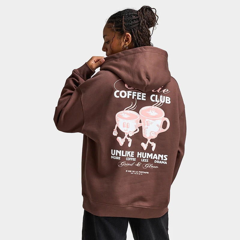 Unlike Humans Women's Coffee Overhead Hoodie / French Roast