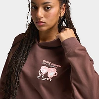 Unlike Humans Women's Coffee Overhead Hoodie / French Roast