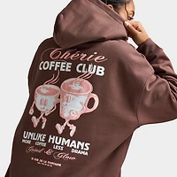 Unlike Humans Women's Coffee Overhead Hoodie / French Roast