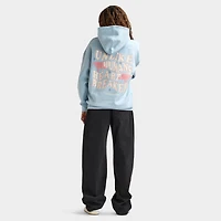 Unlike Humans Women's Wave Pullover Hoodie / Blue