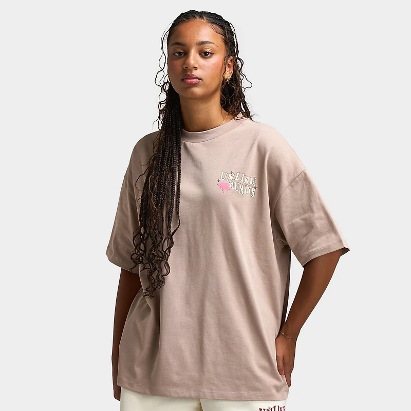 Unlike Humans Women's Wave Tee / Goat