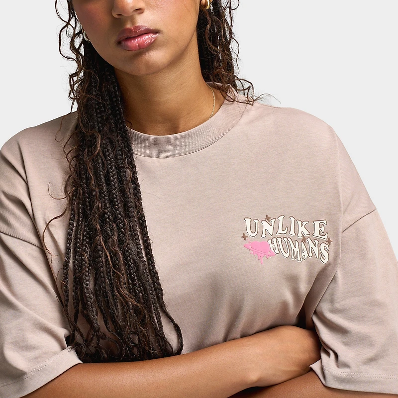 Unlike Humans Women's Wave Tee / Goat