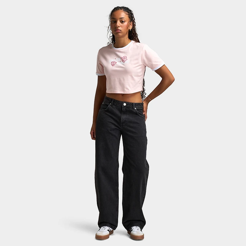 Unlike Humans Women's Slim Tee / Blossom