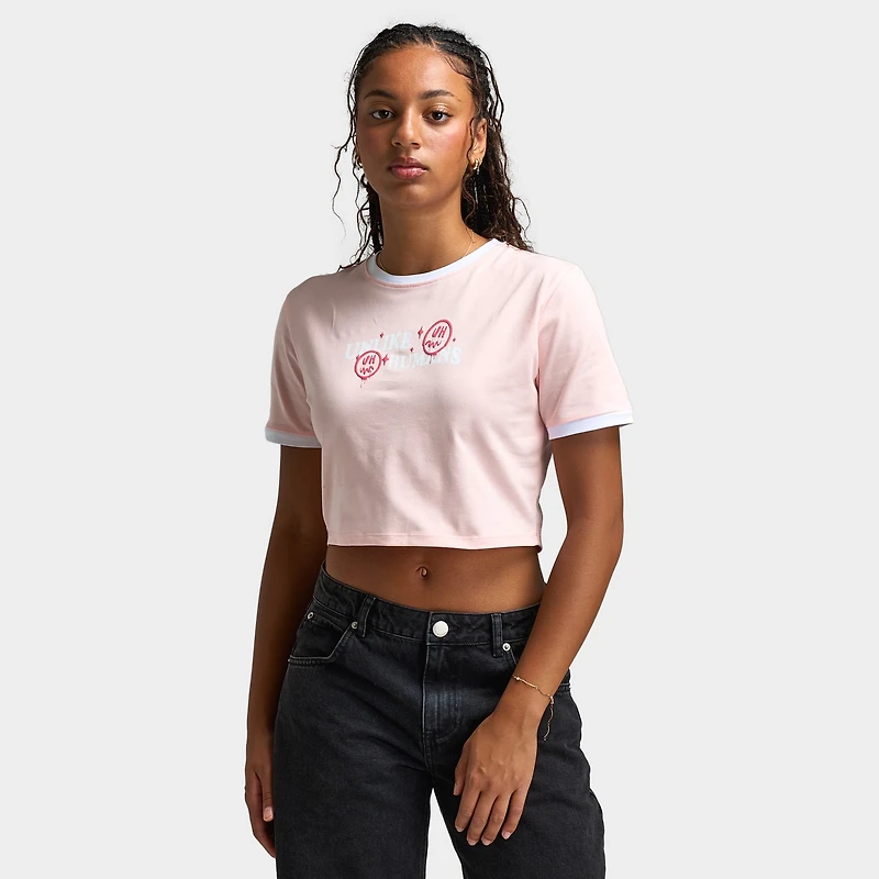 Unlike Humans Women's Slim Tee / Blossom