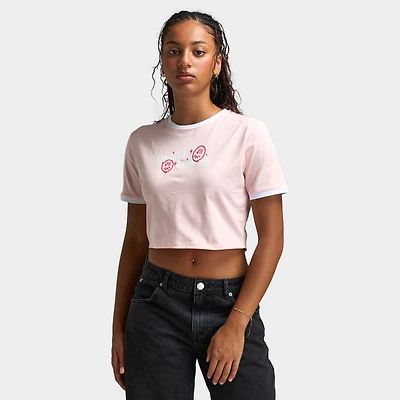 Unlike Humans Women's Slim Tee / Blossom