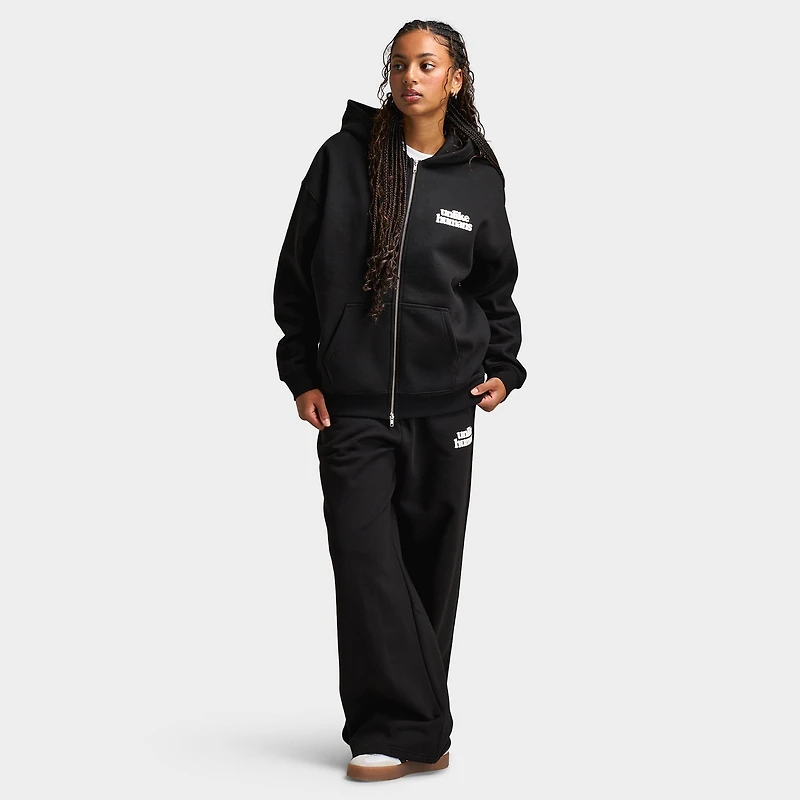 Unlike Humans Women's Bubble Full Zip Hoodie / Black