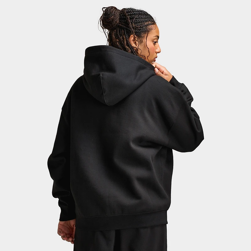 Unlike Humans Women's Bubble Full Zip Hoodie / Black