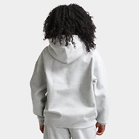 Unlike Humans Women's Bubble Full Zip Hoodie / Light Grey Marl
