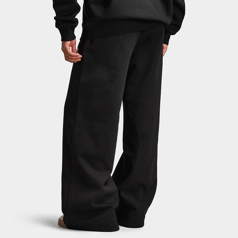 Unlike Humans Women's Bubble Wide Leg Joggers / Black