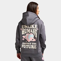 Unlike Humans Protect Star Full Zip Hoodie / Castlerock