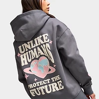 Unlike Humans Protect Star Full Zip Hoodie / Castlerock