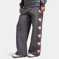 Unlike Humans Core Heart Wide Leg Pant / Castlerock