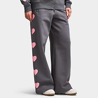 Unlike Humans Core Heart Wide Leg Pant / Castlerock