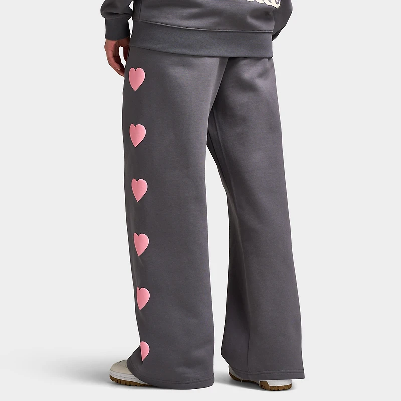 Unlike Humans Core Heart Wide Leg Pant / Castlerock