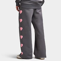 Unlike Humans Core Heart Wide Leg Pant / Castlerock