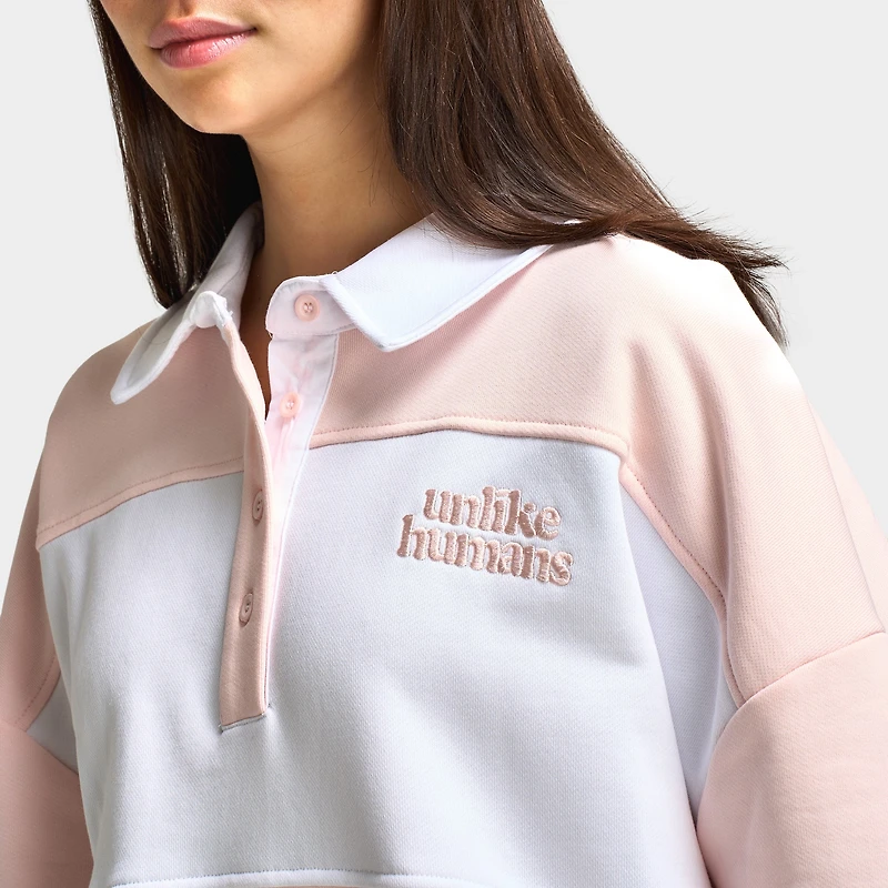 Unlike Humans Panel Polo / Pink Dogwood
